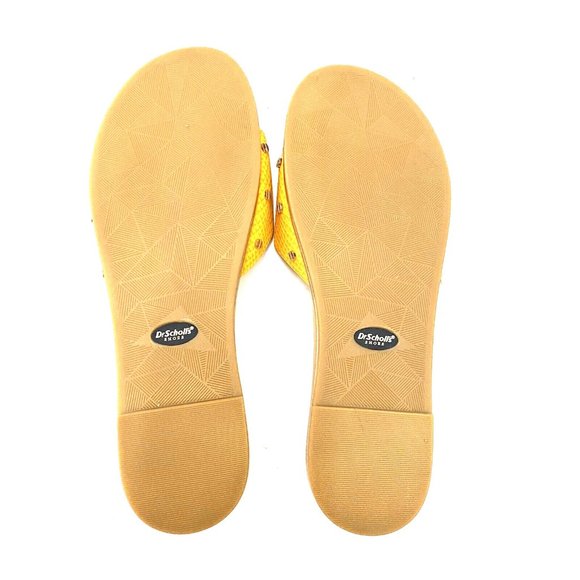 Dr. Scholl's Women's Originalist Slide Sandal Gold Yellow Size 9.5 M - Picture 6 of 7